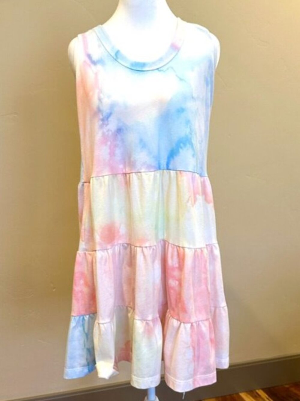 SOL ANGELES WATERCOLOR TANK DRESS MEDIUM